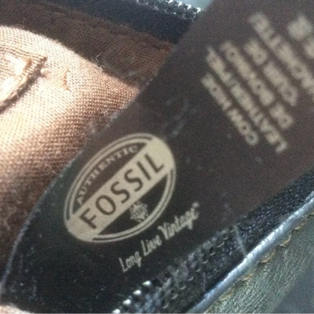 Fossil Black Leather Women's Bag - Picture 6 of 6